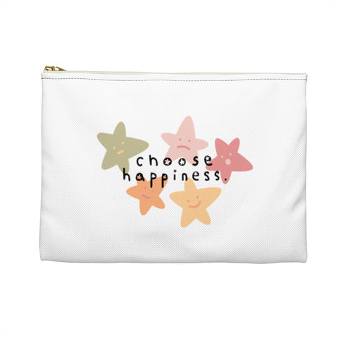 Choose Happiness Zipper Bag