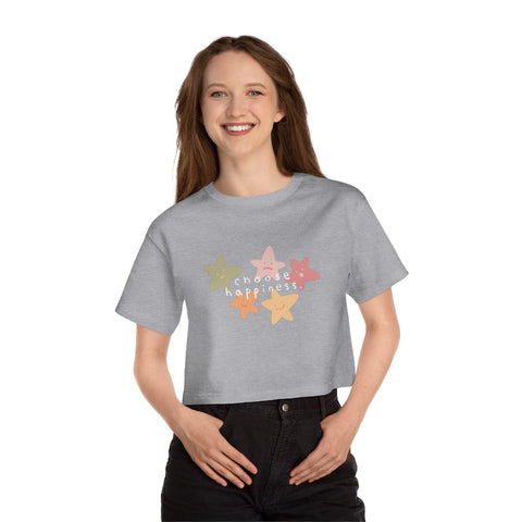 Choose Happiness Cropped T-Shirt